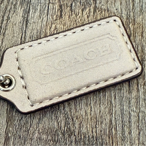 COACH Pewter/Silver & Multi Blues Crossbody Bag with Sequin Detailing - Picture 8 of 12